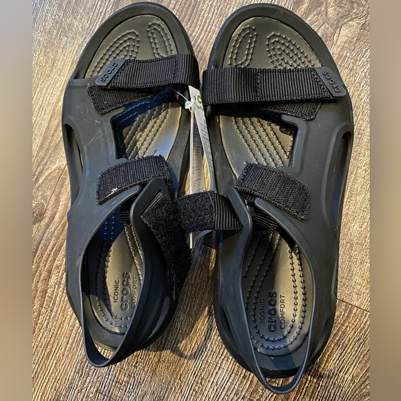 Crocs Sandals Black - Picture 1 of 6